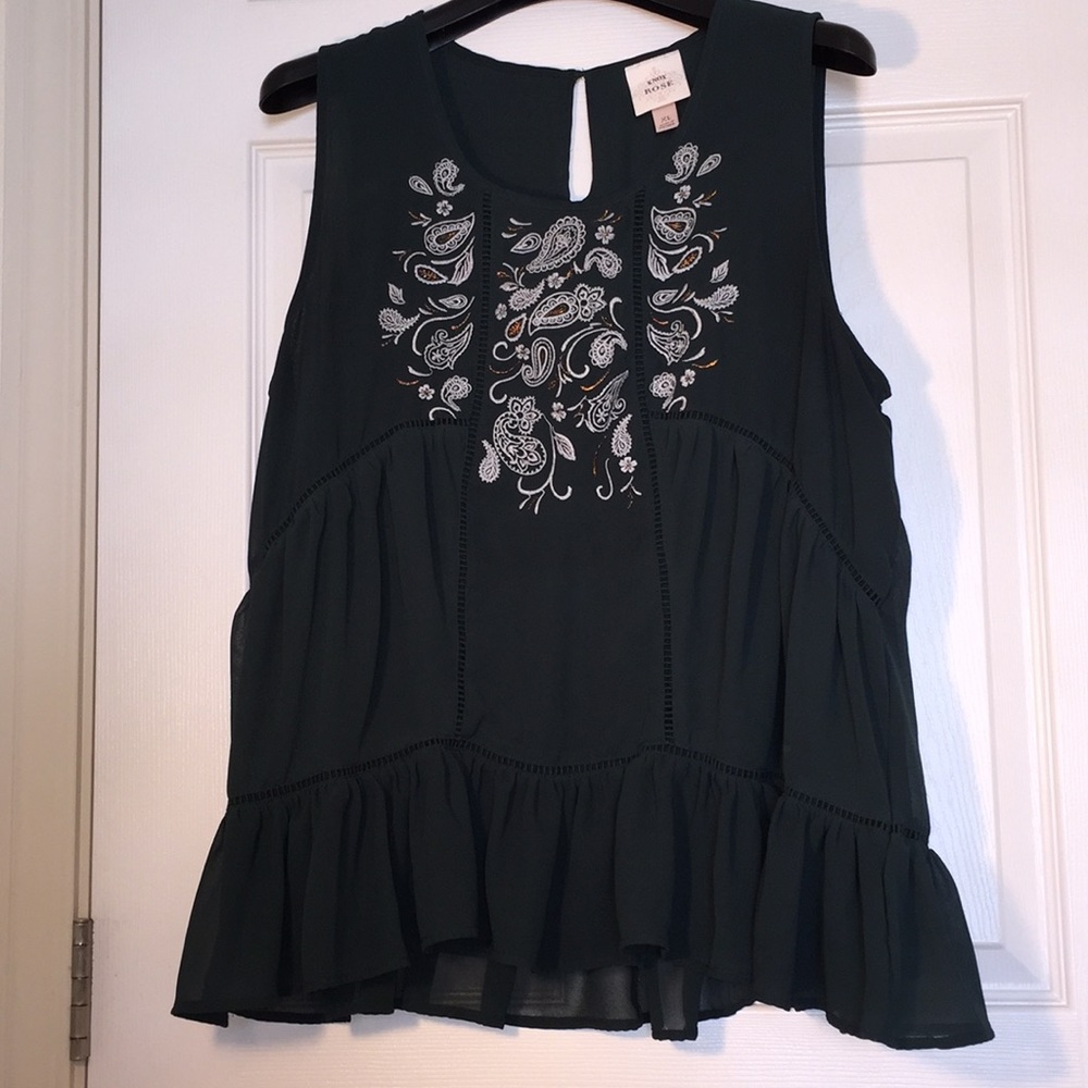Women’s Ruffled Tank Blouse